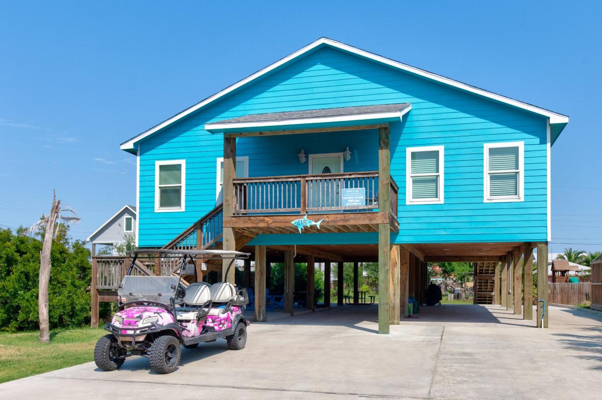 Villa Casita Del Mar - Golf Cart Included Boat Parking à Port Aransas Extérieur photo