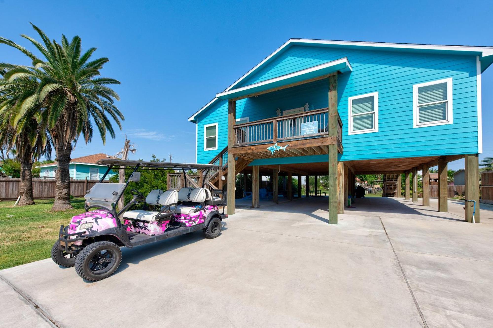 Villa Casita Del Mar - Golf Cart Included Boat Parking à Port Aransas Extérieur photo