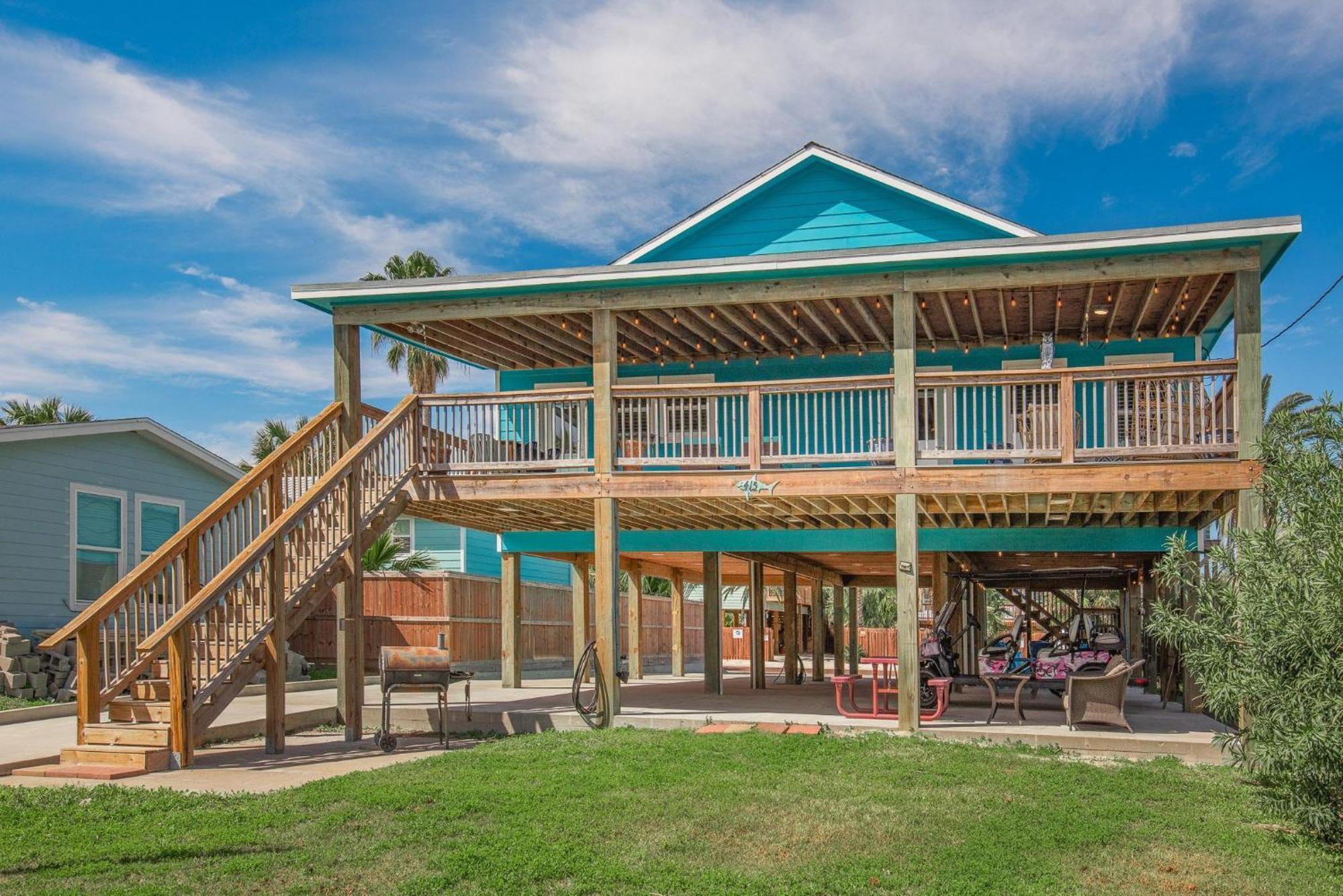 Villa Casita Del Mar - Golf Cart Included Boat Parking à Port Aransas Extérieur photo